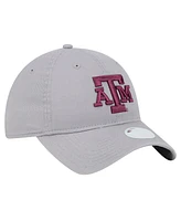 New Era Women's Gray Texas A M Aggies Logo 9TWENTY Adjustable Hat