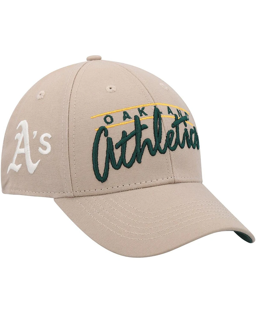 '47 Brand Men's Khaki Oakland Athletics Atwood Mvp Adjustable Hat