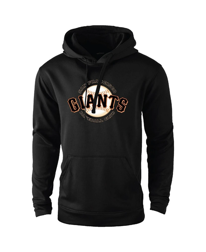 Dunbrooke Men's Heather Gray San Francisco Giants Champion Pullover Hoodie