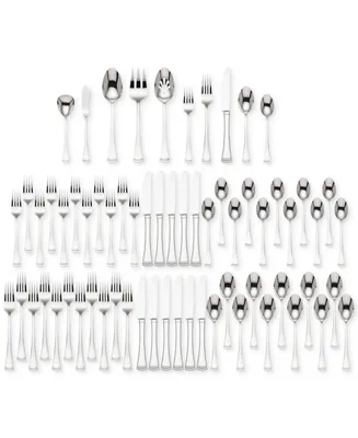 Cuisinart Stainless Steel 10 Piece Printed Cutlery Burgundy Lace Set - Burgundy White