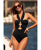 Soluna Women's Buckle-Up Convertible One-Piece Swimsuit