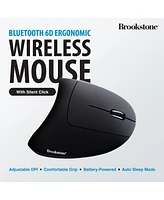Brookstone Comfort Curve Ergonomic Wireless Bluetooth Mouse