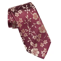 Elizabetta Big & Tall Silvio - Silk Jacquard Tie for Men