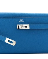 Pre-Owned HERMES Long Kelly Wallet Epsom