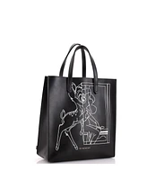 Pre-Owned Givenchy Small Stargate Shopper Tote Printed Leather