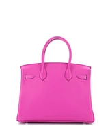 Pre-Owned HERMES Birkin Handbag Novillo with Palladium Hardware