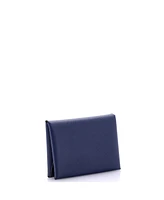 Pre-Owned HERMES Calvi Duo Card Holder Epsom