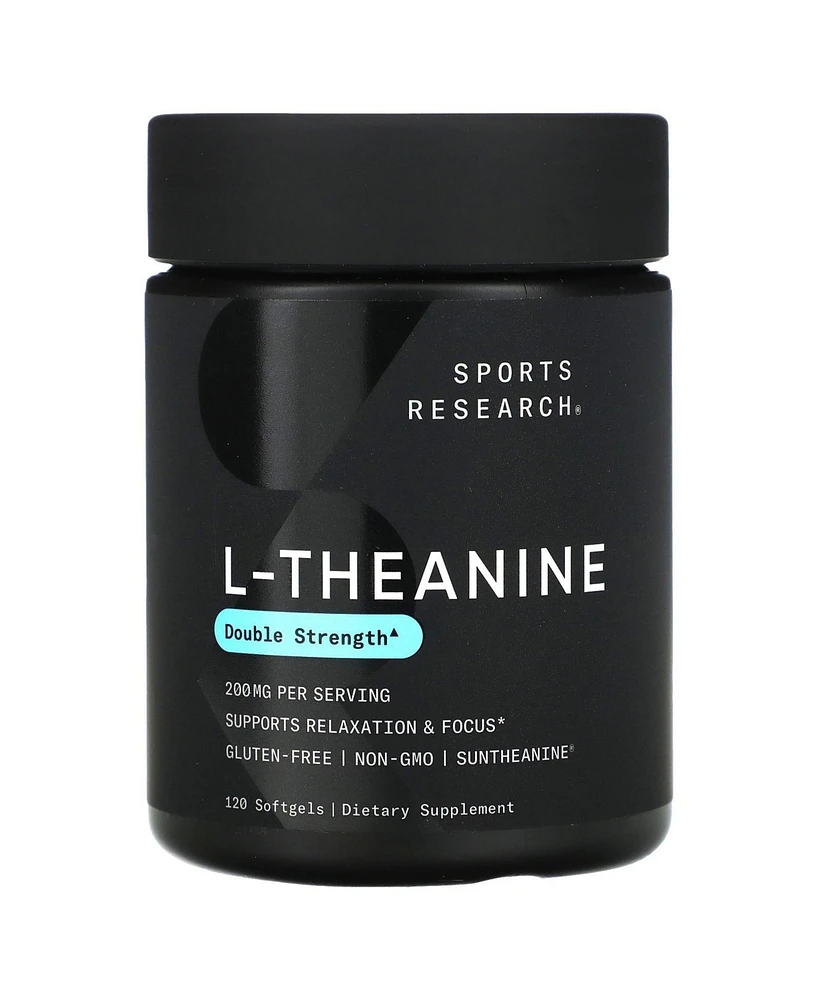 Sports Research L-Theanine Double Strength 200 mg