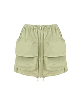 Nocturne Women's Mini Skirt with Cargo Pocket