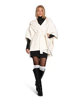 Belle & Bloom Women's Jacksons Landing Wool Blend Cape Coat