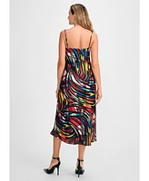 Isaac Mizrahi Women's Trim Strap Slip Dress