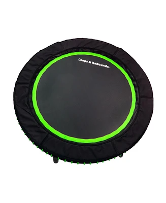 Leaps and Rebounds Fitness Trampoline, 40-inch or 48-inch |Adults and Kids Rebounder for Indoor and Outdoor, Up to 270 lbs | Lifetime Warranty | Low I