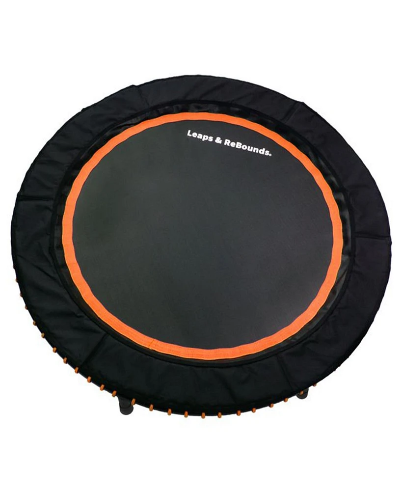 Leaps and Rebounds Fitness Trampoline, 40-inch or 48-inch |Adults and Kids Rebounder for Indoor and Outdoor