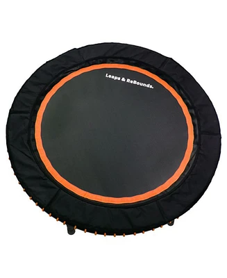 Leaps and Rebounds Fitness Trampoline, 40-inch or 48-inch |Adults and Kids Rebounder for Indoor and Outdoor