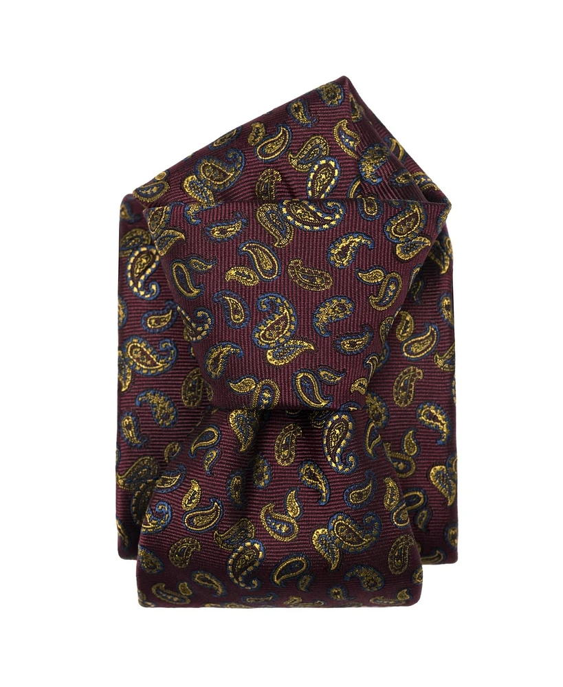 Elizabetta Big & Tall Sambuco - Silk Jacquard Tie for Men