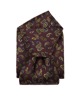 Elizabetta Big & Tall Sambuco - Silk Jacquard Tie for Men