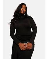 Rebdolls Women's Angel Ruched Detail Slip Maxi Dress