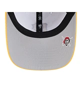 New Era Men's Black/Gold Pittsburgh Pirates 2025 Mlb Clubhouse 39THIRTY Flex Hat