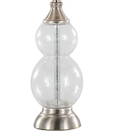 LumiSource Belle 20" Glass Accent Lamp, Set of 2