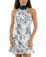 pear culture Juniors' Reversible Halter Dress