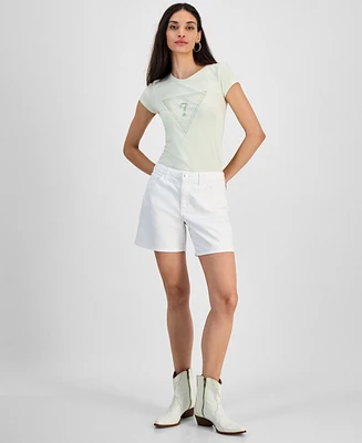 Guess Women's Super Relaxed High-Rise Denim Shorts