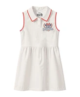 Disney Toddler and Little Girls Minnie Pique Cvc Dress