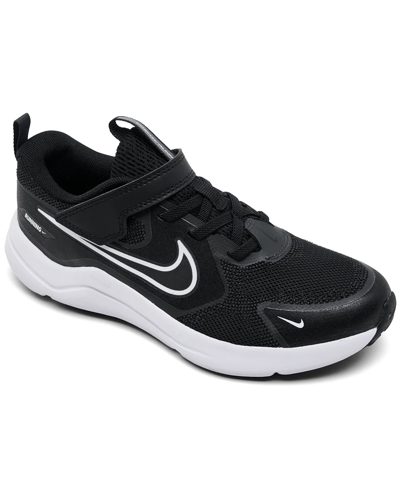 Nike Little Kids Cosmic Runner Fastening Strap Running Sneakers from Finish Line