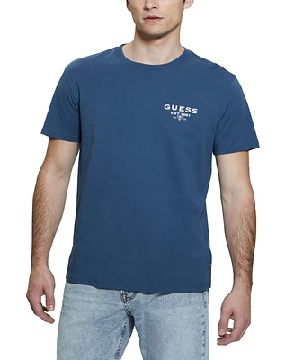 Guess Men's Relaxed Fit Short Sleeve Crewneck Logo T-Shirt