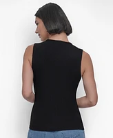 Dkny Women's Sleeveless Rib-Knit Vest Top