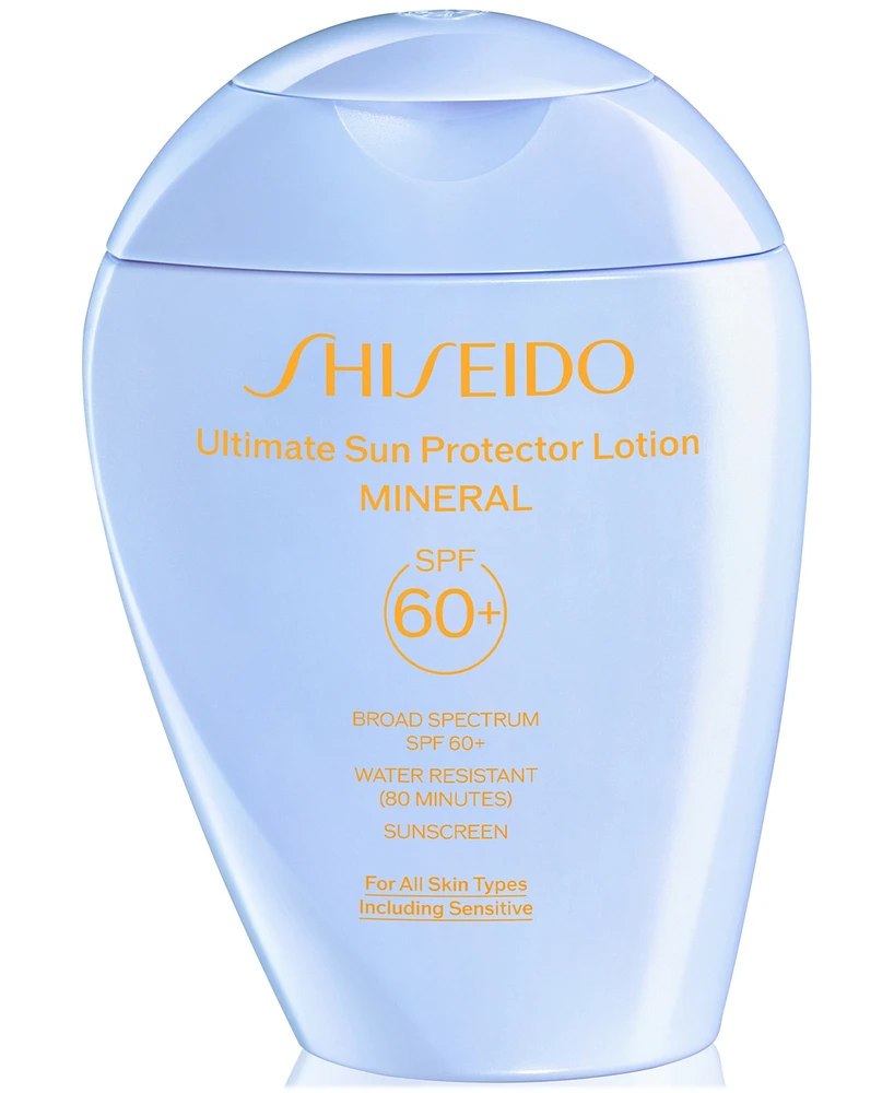 Shiseido Ultimate Sun Protector Lotion Mineral Spf 60+