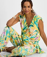 I.n.c. International Concepts Petite Side-Tie Top, Exclusively at Macy's