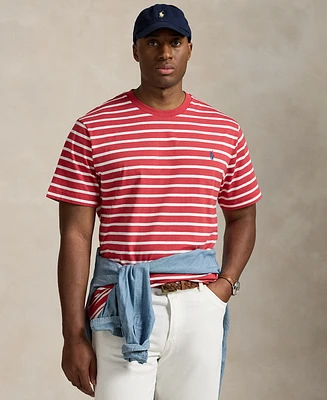 Polo Ralph Lauren Men's Big & Tall Striped Jersey Crewneck T-Shirt