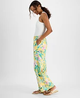 I.n.c. International Concepts Petite Wide-Leg Pull-On Pants, Exclusively at Macy's