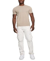 Guess Men's Relaxed Fit Short Sleeve Crewneck Logo T-Shirt