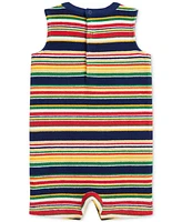 Polo Ralph Lauren Baby Boys Striped Terry Romper