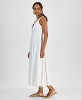 I.n.c. International Concepts Petite Sleeveless Button-Front Dress, Exclusively at Macy's