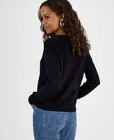 I.n.c. International Concepts Petite Button-Front Cardigan, Exclusively at Macy's