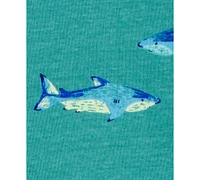 Carter's Toddler Boys 4-Pc. Shark-Print Cotton Pajamas Set