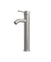 Single Hole Single Handle Bathroom Vessel Sink Faucet With Drain Assembly in Polished Chrome