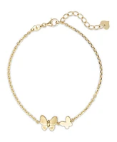 Devata Butterfly Chain Bracelet in 14K Gold, 6.5 in adj to 7.5 in, approx. 3.0 grams.