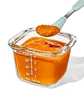 Oxo Tot Glass 4-Pack Baby Blocks Food Storage Containers