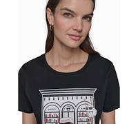 Karl Lagerfeld Paris Women's Graphic T-Shirt