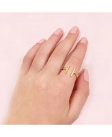 The Lovery Golden Bar Ring 14K Gold