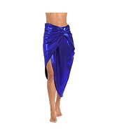 Sunshine 79 Women's Cover Up Swim Sea Sparkle Convertible Faux Wrap