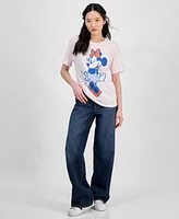 Disney Juniors' Minnie Mouse Graphic-Print Crewneck Tee