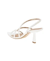BCBGeneration Women's Imani Cultivated Pearl Strappy Dress Sandals