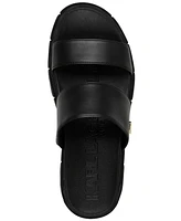Karl Lagerfeld Paris Women's Lacara Lug Slide Flat Sandals