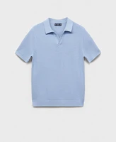 Mango Men's Slim-Fit Knit Polo Shirt