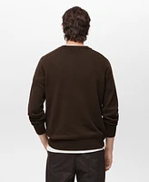 Mango Men's Knitted Cotton Sweater