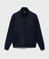 Mango Men's Cotton-Blend Perkins-Collar Jacket
